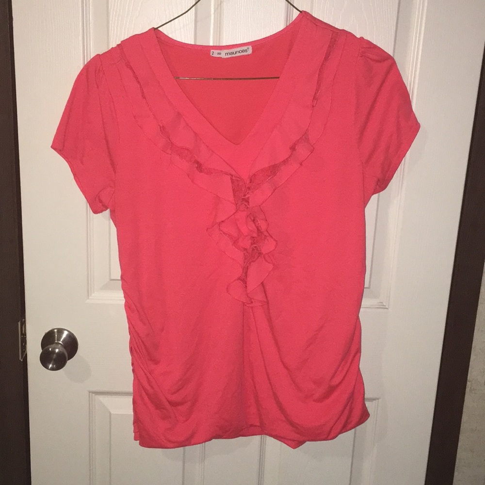 Maurices ruffle T-shirt